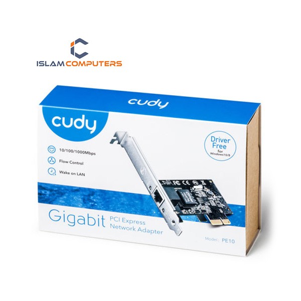 CUDY PE10 Gigabit PCI Express Network Lan Card Adapter