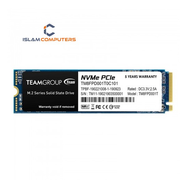 Team MP33 PRO 1TB M.2 PCIe Gen3 NVMe SSD