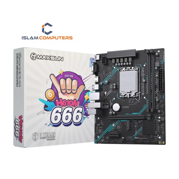 MAXSUN H610M 666 WIFI6 DDR4 Motherboard