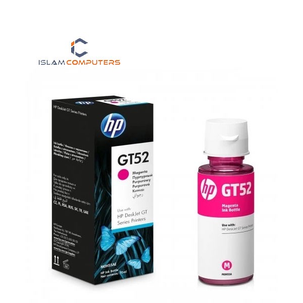 HP GT52 Magenta Original Ink Bottle