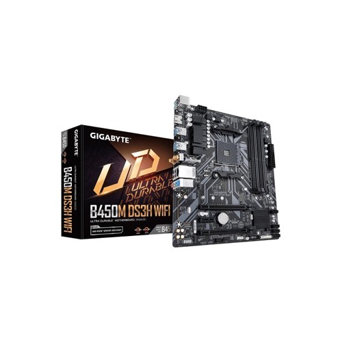 Gigabyte B450M DS3H WIFI AM4 AMD Micro ATX Motherboard