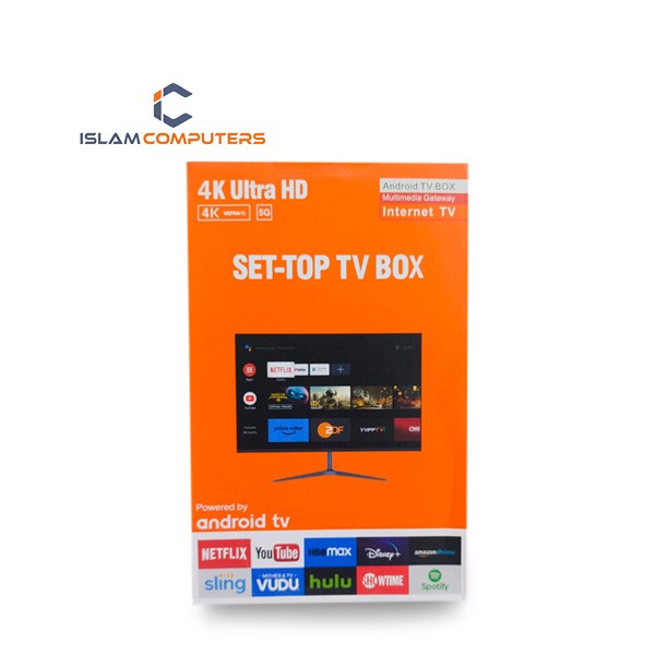 Set-Top Box 8GB Ram 128GB Rom 4K Ultra + HRD Android TV Box