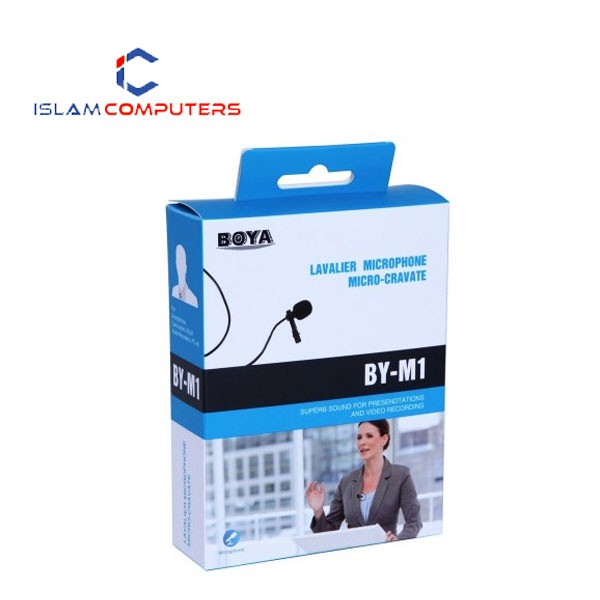 Boya BY-M1 Omnidirectional Lavalier Microphone (Original)