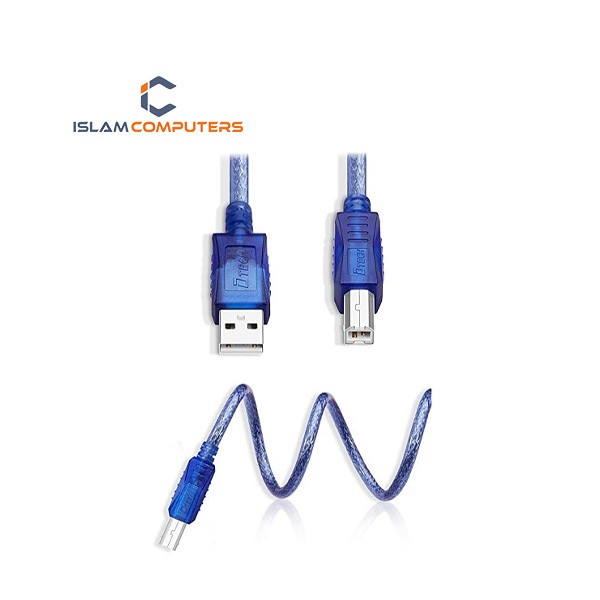 DTech DT-CU0097 USB 2.0 Printer Cable 5Meter A Male to B Male Port Shielded Cord (16ft)