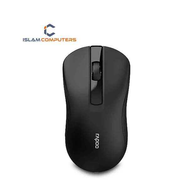 Rapoo B20 Silent Wireless Black Optical Mouse