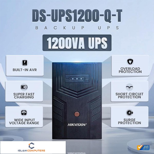 Hikvision DS-UPS1200-Q-T 1200VA UPS