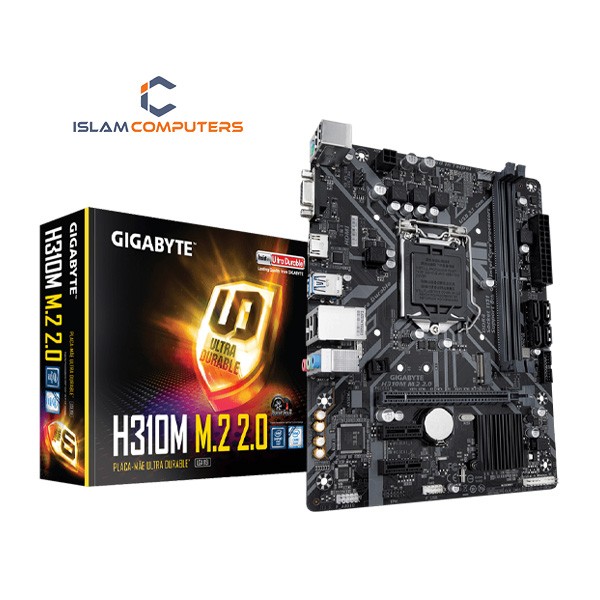 Gigabyte H310M M.2 9th Gen Micro ATX Motherboard (9th and 8th Gen Intel Processors Support)