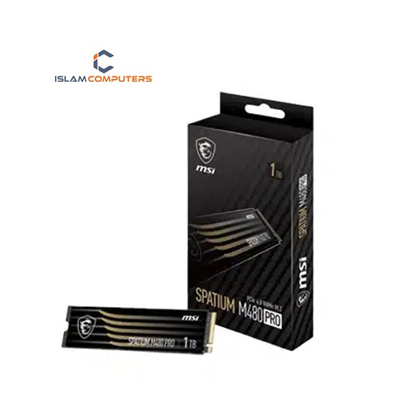 MSI SPATIUM M480 PRO M.2 NVMe PCIe 4.0 1TB HS SSD 7400/6000MBP/s