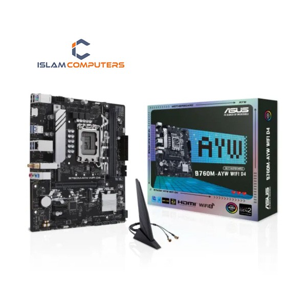 ASUS B760M-AYW WIFI D4 mATX Motherboard