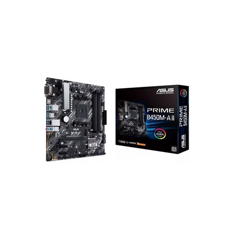 Asus Prime B450M-A II AM4 Micro-ATX AMD Motherboard
