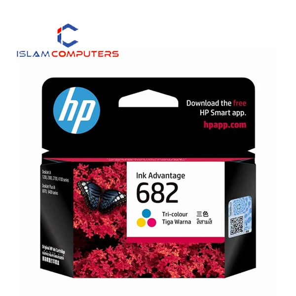 HP 682 Tri-Color Original Ink Advantage Cartridge