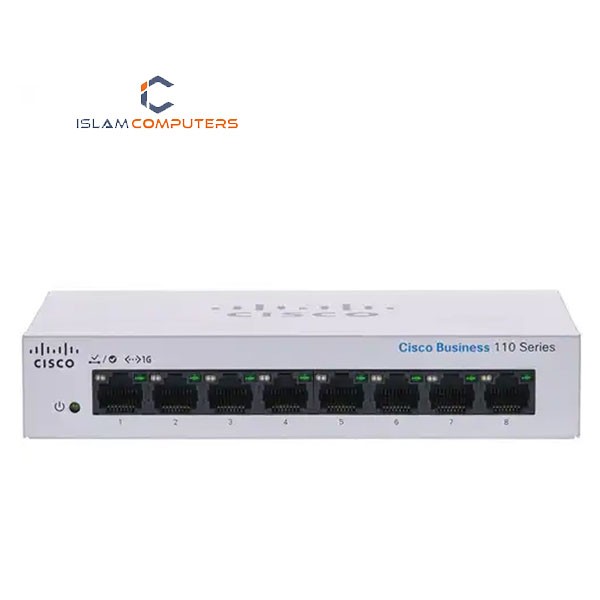Cisco CBS110-8T-D 110 Series 8 Port Unmanaged Desktop Switch
