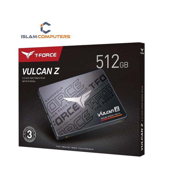 TEAM T-FORCE VULCAN Z 512GB SATA III 2.5 Inch Internal SSD
