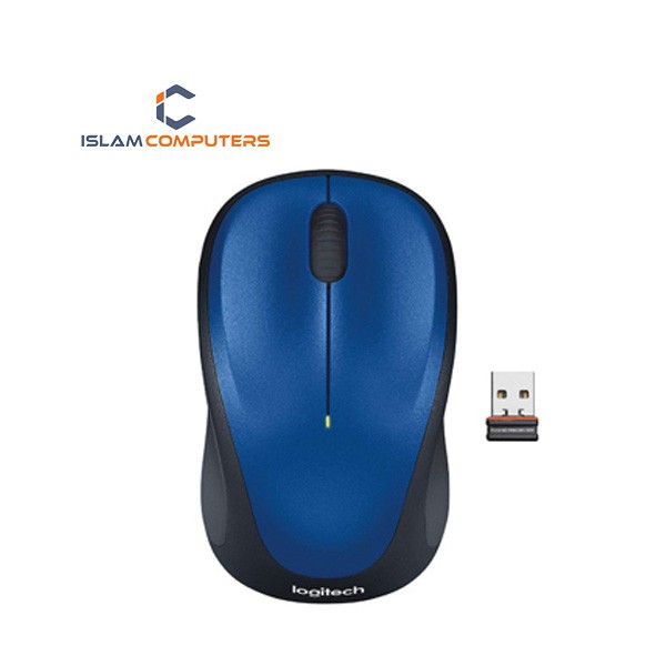 Logitech M221 Silent Wireless Mouse- Blue