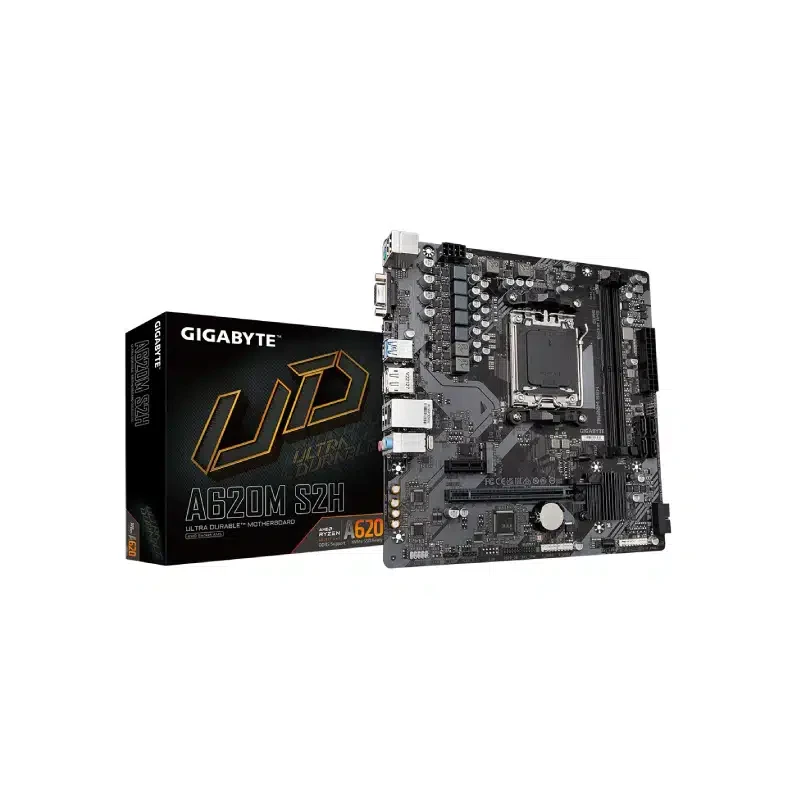 GIGABYTE A620M S2H AMD AM5 DDR-5 Micro-ATX Motherboard