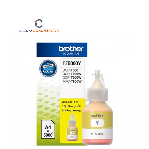 Brother BT5000Y Yellow Ink Bottle