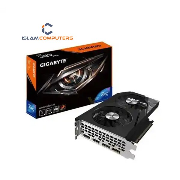 GIGABYTE Intel Arc A310 WINDFORCE 4G GDDR6 Graphics Card