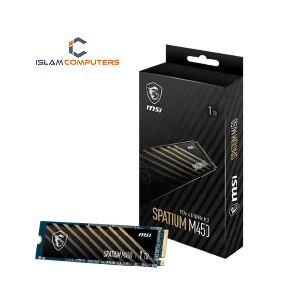 MSI SPATIUM M450 1TB PCIe 4.0 NVMe M.2 SSD