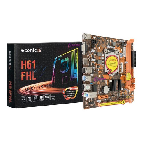 Esonic H61FEL Motherboard M.2 NVMe Hdmi Port