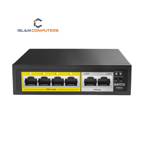 Netis P106C 6-Port Unmanaged POE Switch