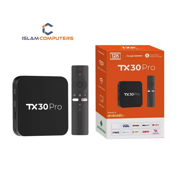 TX30 PRO Android 15.0 Quad Core 16GB 256GB (Optional) Smart TV Box