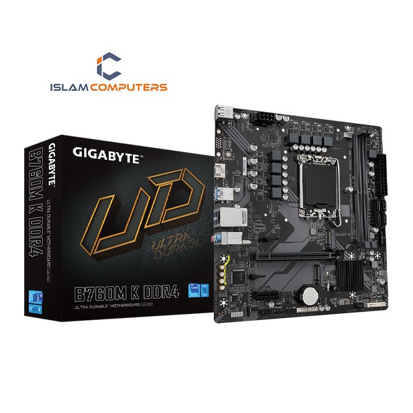 Gigabyte B760M K DDR4 14th, 13th, 12th Gen LGA1700 Intel Motherboard