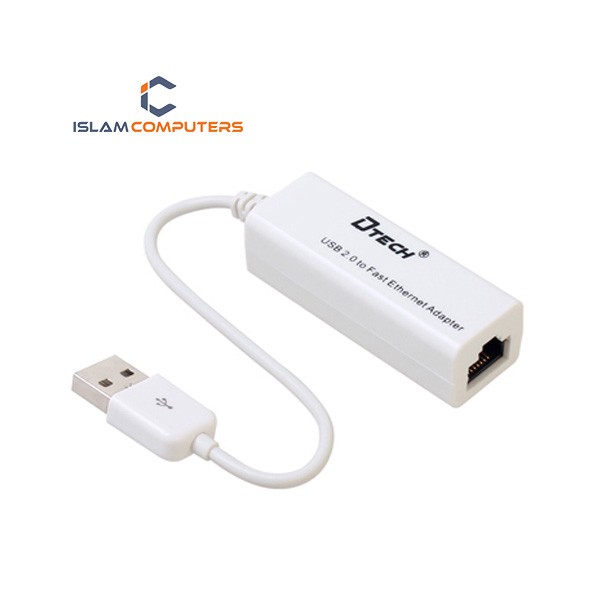 DTECH DT-5036 USB 2.0 To Lan Converter USB to Ethernet