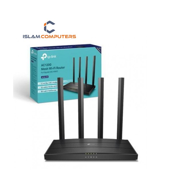 TP-Link Archer C6 AC1200 MU-MIMO Gigabit Router (US Version-2.0)