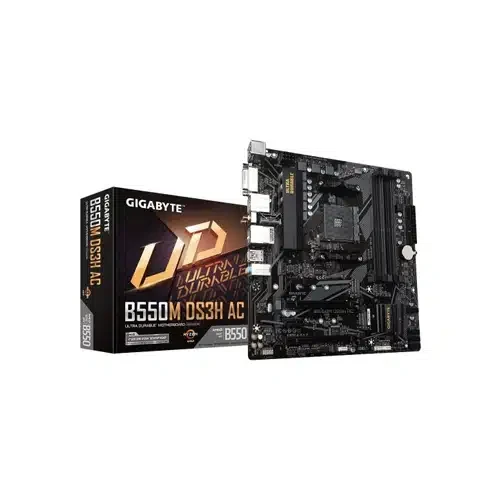 GIGABYTE B550M DS3H AC Micro ATX AMD Motherboard