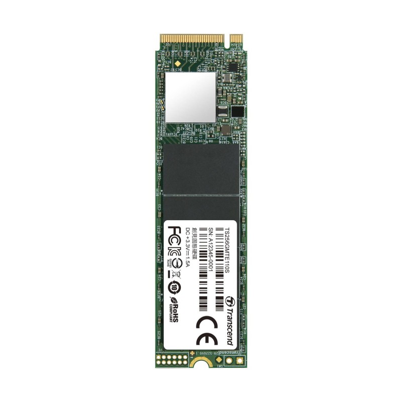 Transcend 110S 256GB M.2 2280 (M-Key) PCIe Gen3x4 SSD Drive TS256GMTE110S