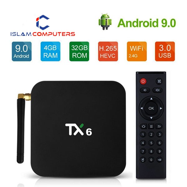 SuperView ANDROID TV BOX TX6-A 4GB RAM/32GB ROM 4K ULTRA HD