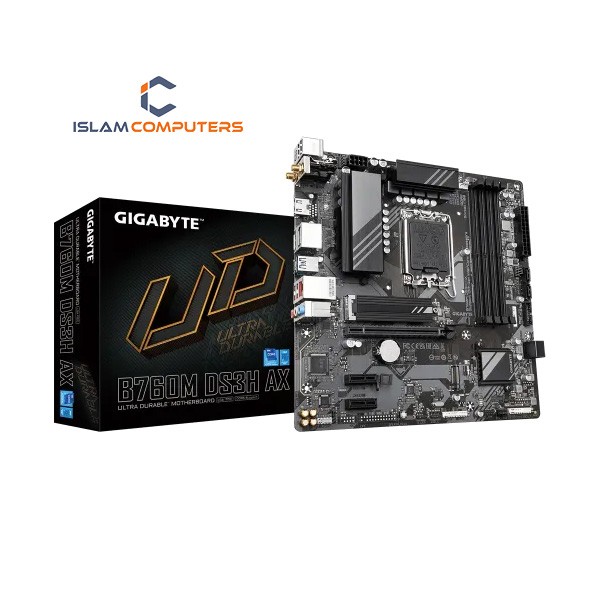 GIGABYTE B760M DS3H AX mATX Motherboard