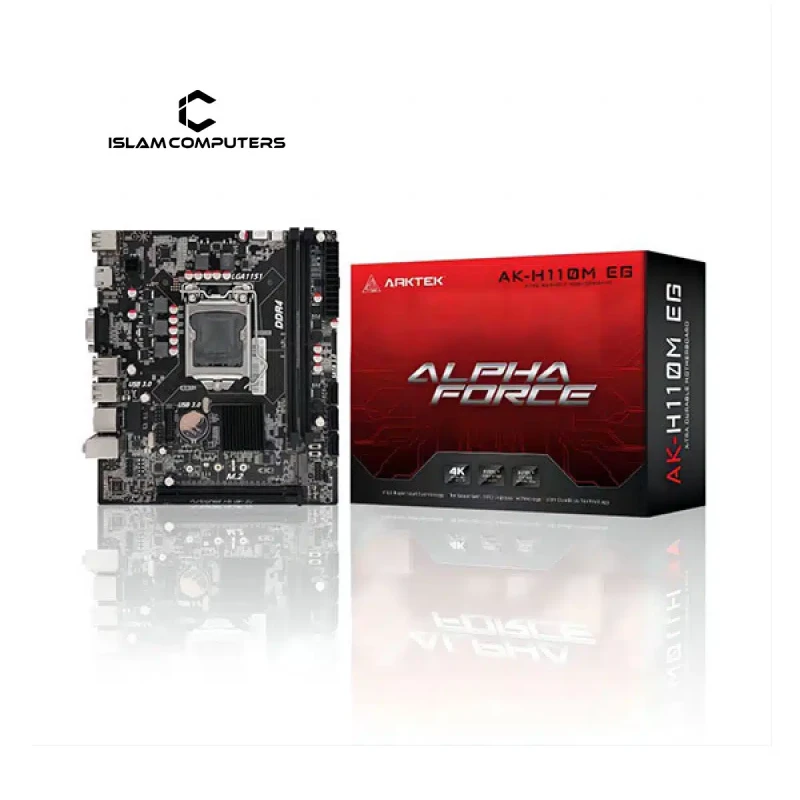 Arktek AK-H110M EG 7th Gen M.2 NVMe micro-ATX Motherboard